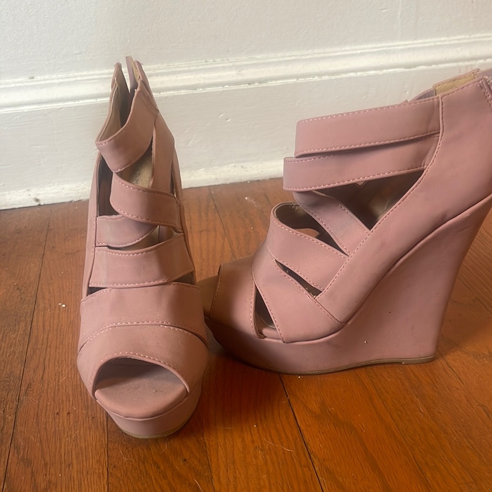 High heel wedges